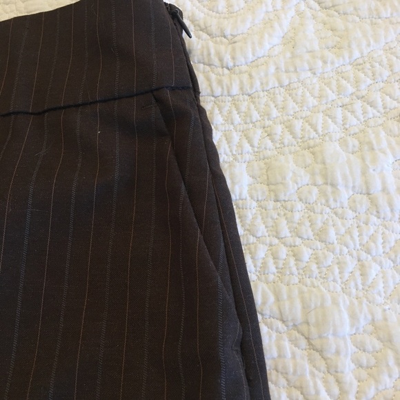 Skirt - Brown pinstripe - size 18 - Picture 3 of 4